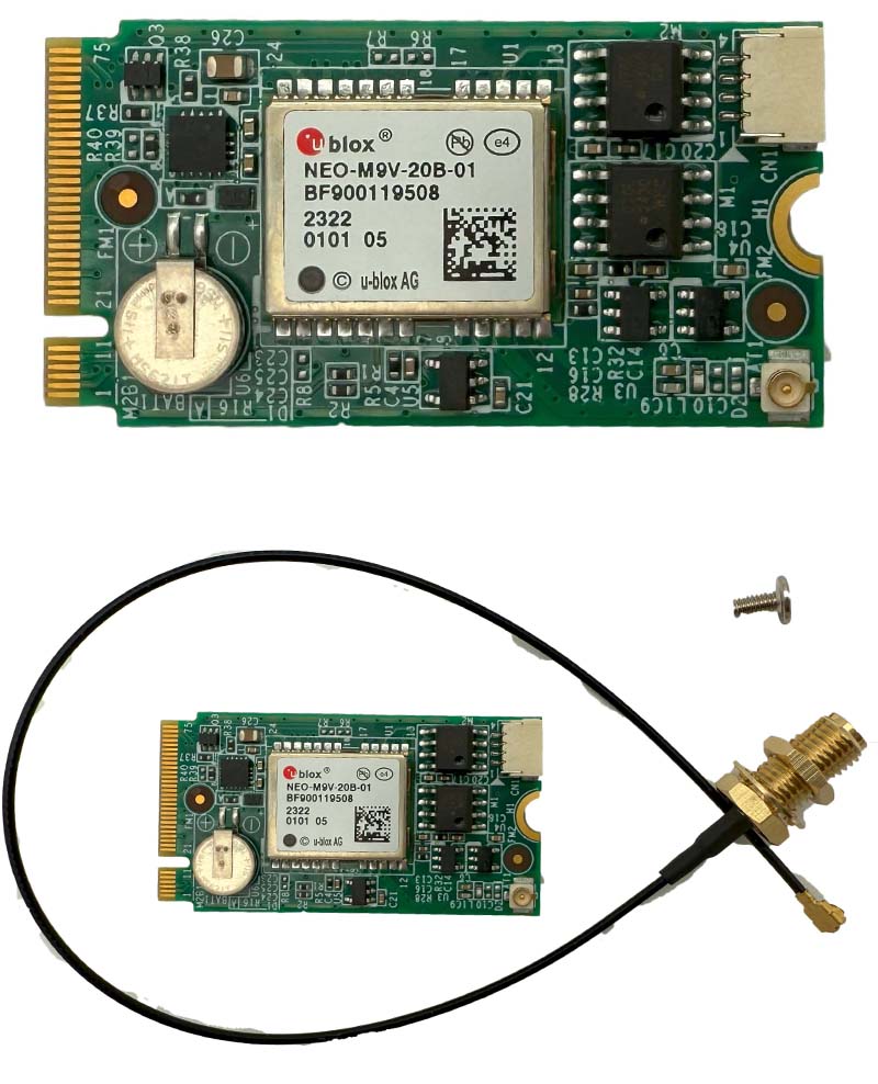 VDB-811DR Mini-PCIe GPS (u-blox M9V DR, GNSS, GPS/QZSS, Glonass, Galileo, BeiDou)
