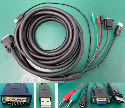 VDM-700HD AIO-connector cable f. FleetPC-11 (5m)